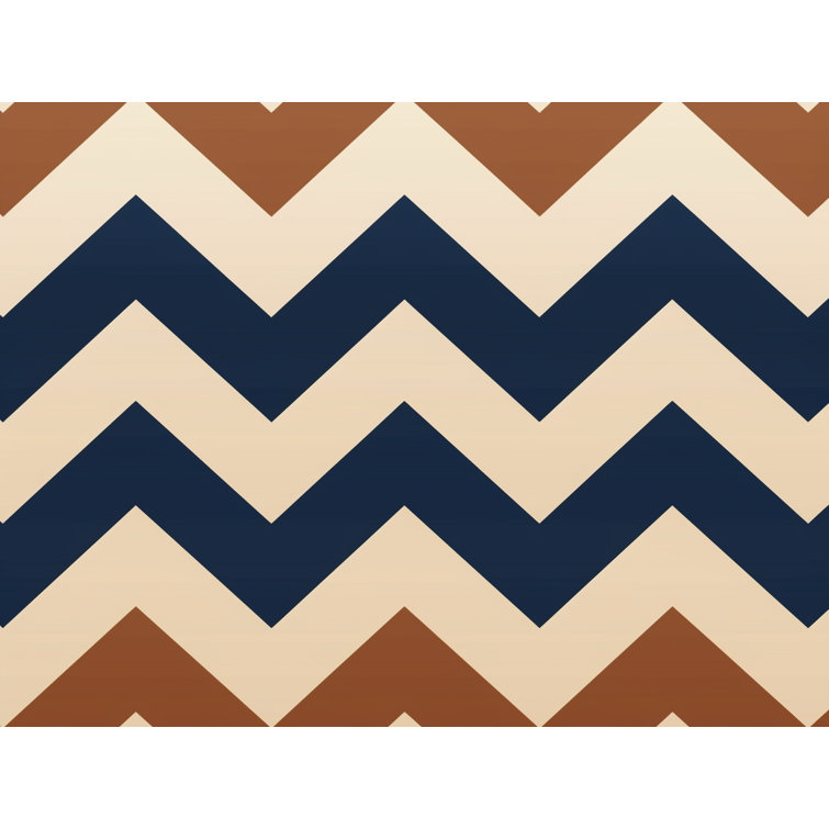 Brown chevron shower clearance curtain